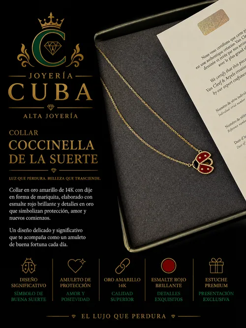 Collar Coccinella de la Suerte